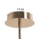 Causteen with FDD "Lamur" 5XLED 50W 3000-6000K gold 55.5x55x80 cm