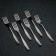 Dessert fork "Uralochka", h = 17.5 cm, thickness 2 mm, silver color