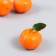 PVC Creativity Decor "Mandarin with a branch" 3x3x2.3 cm