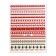 Nail stickers 10.2*8cm New Year's patterns Z-D4652 red/green substrate QF