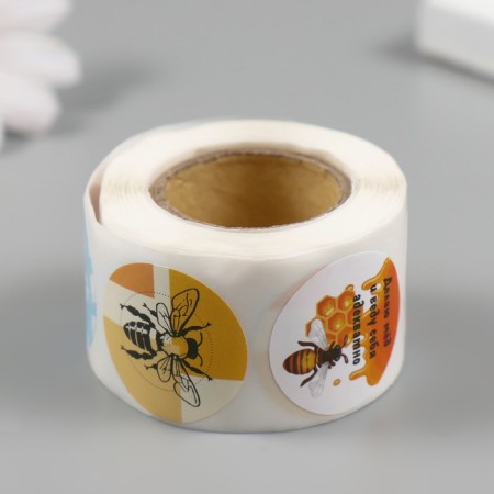 Stick Paper "Bear and honey" d = 2.5 cm 252 pcs in the roll-2