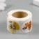 Stick Paper "Bear and honey" d = 2.5 cm 252 pcs in the roll
