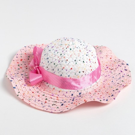 Female hat, light pink color, size 56-58-1