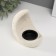 Gypsum candlestick, metal for 1 candle "month" d = 3.8 cm 7.5x10x11.5 cm