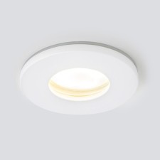 Smart moisture -proof lamp Elektrostandard, Flickr, 84x84x27 mm, GU10, white matte color