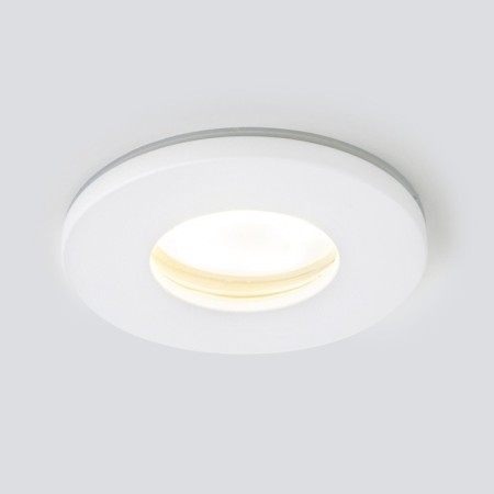 Smart moisture -proof lamp Elektrostandard, Flickr, 84x84x27 mm, GU10, white matte color