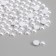 Decor for creativity "Half of the pearl" White set 500 grams 0.6x0.6x0.4 cm