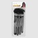 Carnival gloves, black, short color