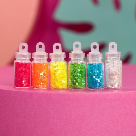 Large sparkles for the decor of the nails "Shine, dream!", 12 colors-1