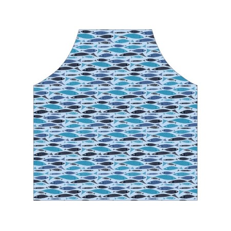 Apron kitchen with a photo print "Scchaiced Pisces", adjustable, size OS-2