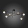 Ceiling Ceiling ST LUCE. SL1507.422.06. Albero. 6x5 watts, G9, 4000k, 163.5x20x75 cm, black color