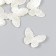 Decor for creativity Plastic "Pearl Butterflies" set 10 pcs 4.1x4.1 cm