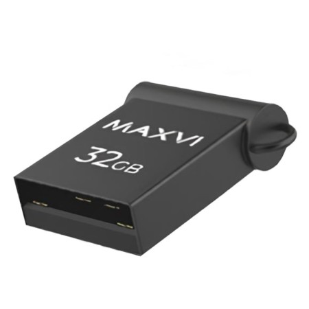 USB flash drive 32 GB MaxVi MM Dark Grey Mini, Metal / FD32GBUSB20C10MMM-2