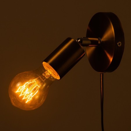 STASH "Darni" with a wire and off. E27 40W Copper 10x10x10-160cm-6