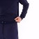 Male costume (sweatshirt, trousers), dark blue color, size 52 (2xl)