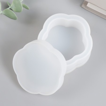 Mold Silicon "Wave Broke" with a lid 8x7.4x3.8 cm-2