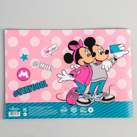 Album for drawing A4, 24 sheets 100 g/m², on paper, Minnie Mouse-2
