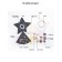 New Year's decoration, pendant "Starfish" color black