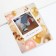 Money envelope, birthday card "Happy Birthday", gold with cards, 6 sheets, 16.3 x 21.3 cm