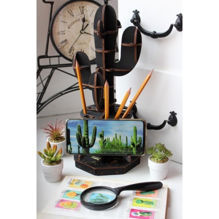 The team model, the Tractor Organizer "Cactus", Black, Ewa Design-4