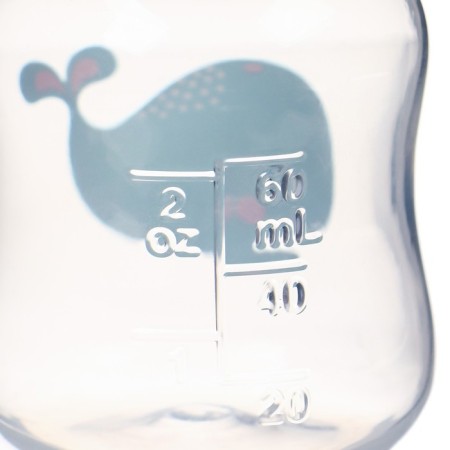 A bottle for feeding, a classic throat, 60 ml., From 3 months., Green color-4