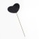 Topper chalk "heart" on a skewer we give beautifully
