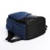 A backpack with a zipper, with USB, 4 outer pockets, bag, pencil case, blue color