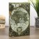 Safe-book wood "Map of discoverers" 21x13x5 cm