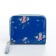 Women's wallet with lightning, blue color