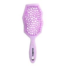 Comb for dry and wet hair Solomeya, massage, with wide teeth, lilac
