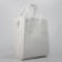 Bag Female Tout with zipper, white color
