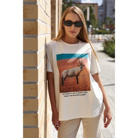 Women's T -shirt Eliseeva Olesya, size m, white color