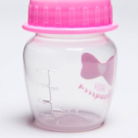 A bottle of feeding "Princess", classic throat, 60 ml., 0 months, pink color-4