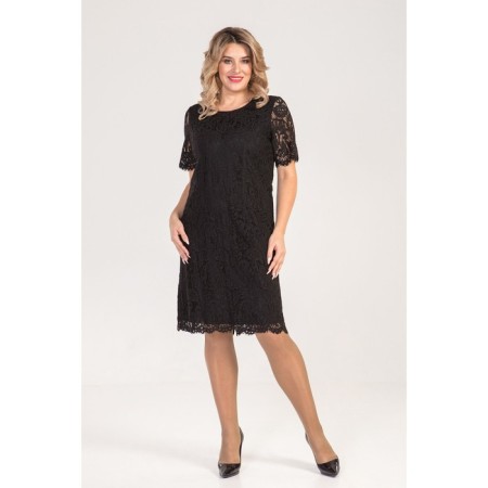 Female dress, size 50, black color-2