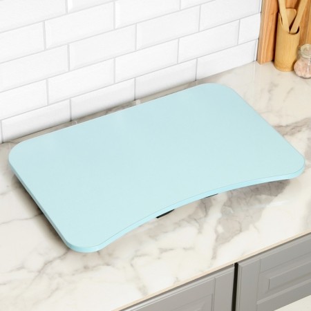 Table - breakfast tray, for a laptop, folding, blue, 60x40 cm-7