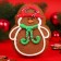 Honey cookies "Winter MIX-3" in assortment, 60 g