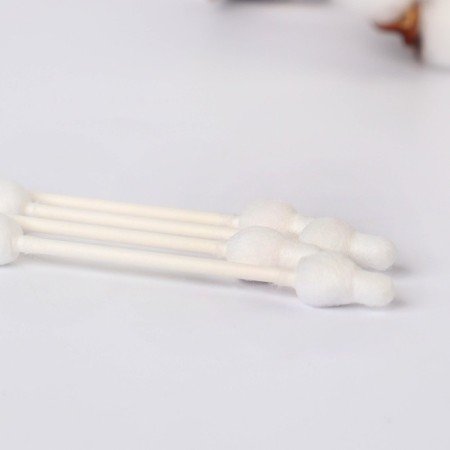 Cotton sticks with a limiter, 60 pcs. packaged-1