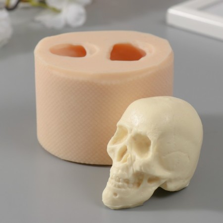 Silicone Mold "Skull" 6.5x4x5 cm mix-1