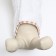Sweep for animals "Bear", size M, white (DS 26, Osh 24, OG 38 cm)