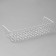 Basket on a grid, 38.5 × 13 × 9.5 cm, white color