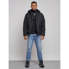 Sports male winter, size 68, black color