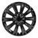 Wheel caps 14 "Tornado", Black Gloss, Carbon, 2 pcs AIRLINE AWCC-14-09