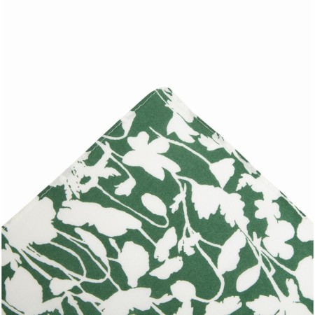 Textile scarf, green color, size 70x70-1