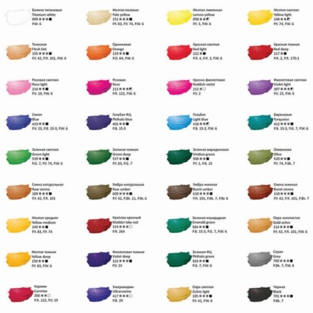 Acrylic art tube paint 75 ml, gamma "Studio" No. 417 Ultramarin-4