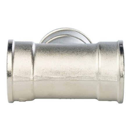 The STOUT SFT -0020-000114, 1 1/4 ", internal/internal thread, nickelled brass-2