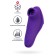Vacuum-wave clitoris stimulator, silicone, 12 cm, purple