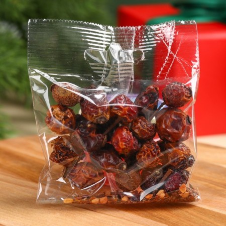 Herbal tea "New Year: Bullfins" with rosehip fruits, 20 g.-3