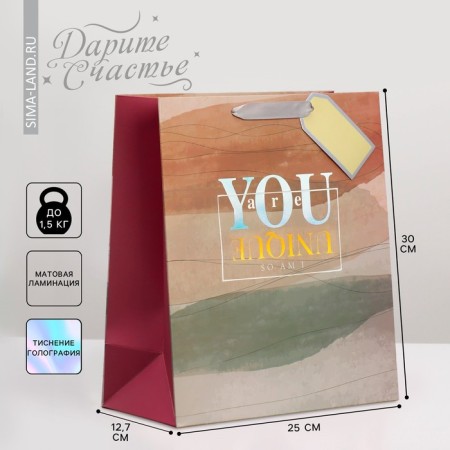 Gift package laminated, packaging, “you are special”, 25.4 x 30.5 x 12.7 cm
