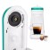 Coffee machine KitFort KT-7122-2, capsule, 800 watts, 0.36 l, white-green
