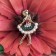 Brooch "Ballerina" mini, color mix (indivisible packing 12 pcs., Price per pcs.)